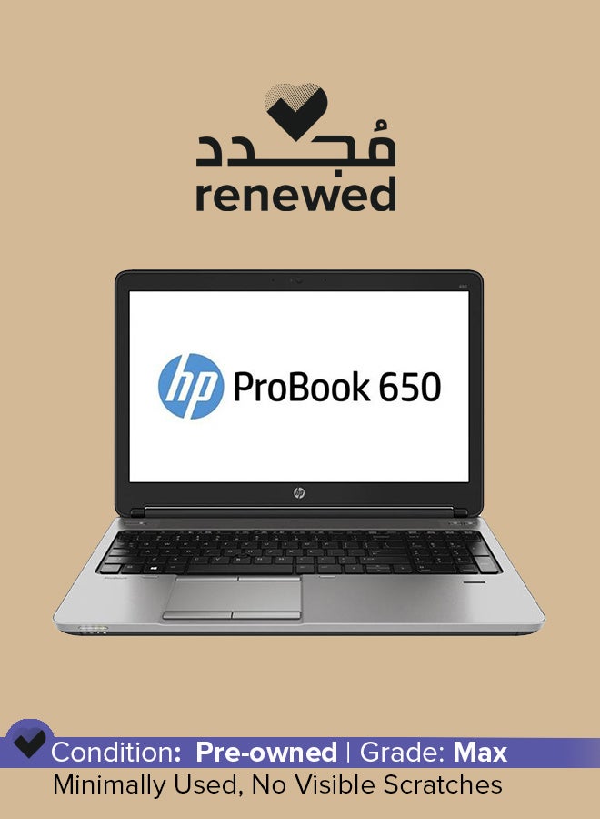 HP Renewed - ProBook 650 G1 Laptop With 15.6-Inch Display, Intel Core i5-4th Gen/4GB RAM/256GB SSD/Intel HD Graphics Black - Image 1