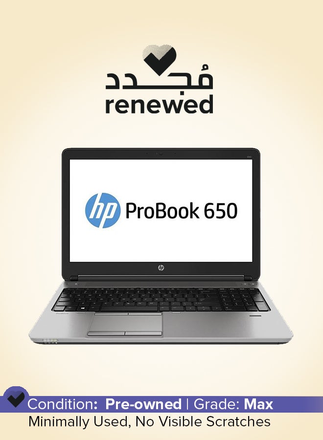 HP - Renewed - Probook 650 G1 (2014) Laptop With 15.6-Inch Display,Intel Core i5 Processor/4th Gen/8GB RAM/256GB SSD/Intel HD Graphics Black - Image 1