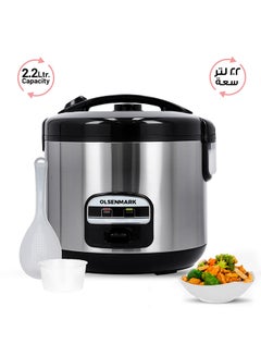 Olsenmark Automatic Rice Cooker 2.2 L 900 W OMRC2432H Silver/Black ...