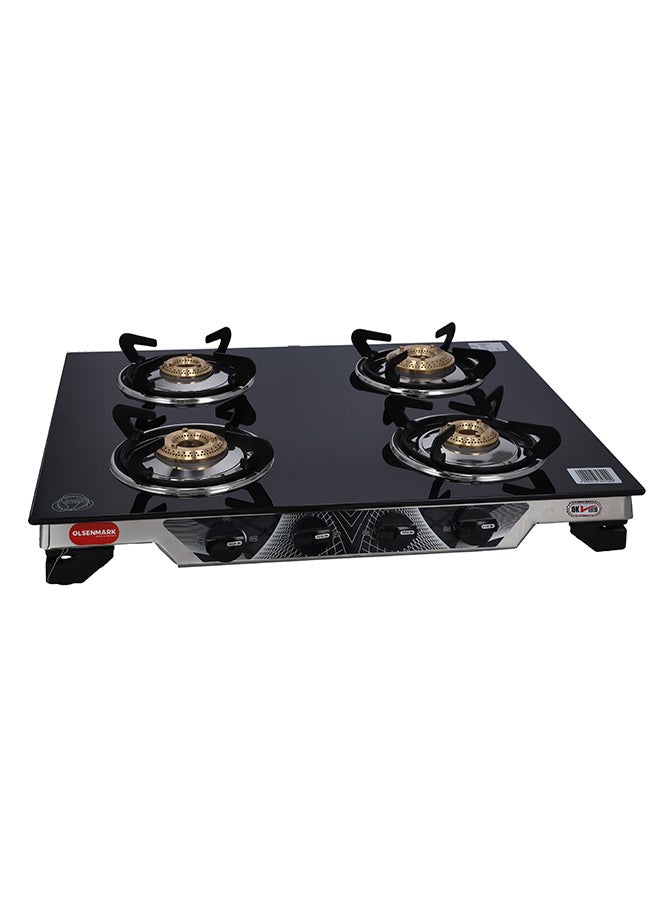 Olsenmark - Jumbo 4 Burner Gas Cooker OMK2450 Black - Image 1