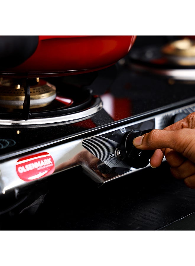 Olsenmark - Jumbo 4 Burner Gas Cooker OMK2450 Black - Image 1