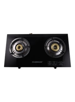 Olsenmark 2 Burner Thick Tempered Gas Stove Cooktop OMK2317 Black  - Image 2