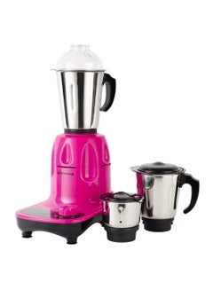 Olsenmark 3-IN-1 Mixer Grinder with Stainless Steel Jars and Blades, Unbreakable Polycarbonate Jar Caps 0 L 750 W OMSB2426 Red/Silver/Clear  - Image 3