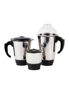 Olsenmark 3-IN-1 Mixer Grinder with Stainless Steel Jars and Blades, Unbreakable Polycarbonate Jar Caps 0 L 750 W OMSB2426 Red/Silver/Clear  - Image 4