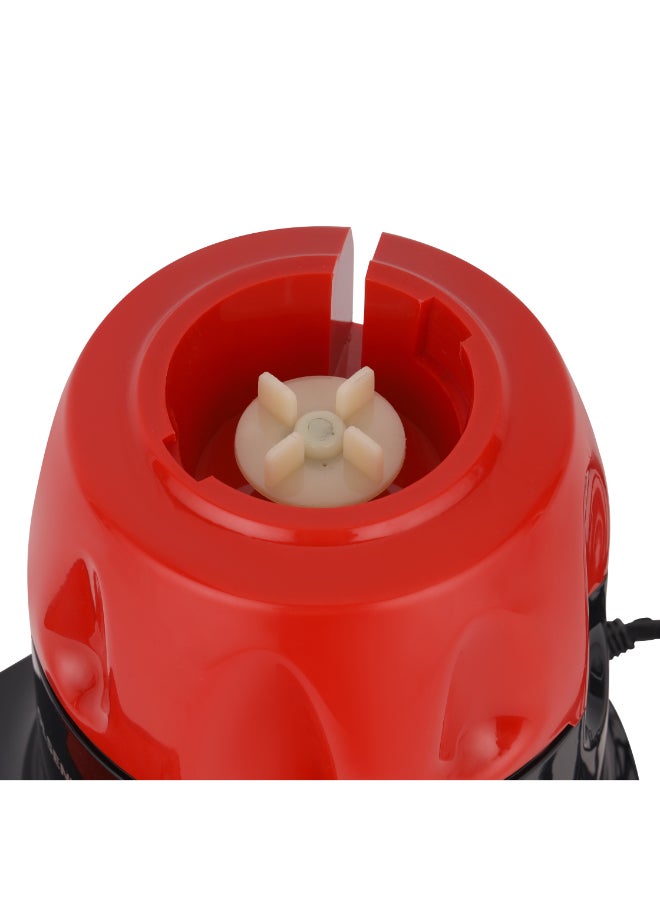 Olsenmark 3 IN 1 Mixer Grinder Juicer, 750W Powerful Motor with Stainless Steel Jars and Blades, Unbreakable Polycarbonate Jar Caps 0 L 750 W OMSB2426K Red/Black/Silver - Image 5