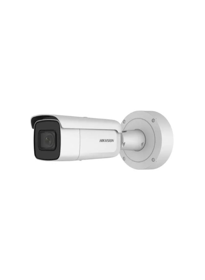 DS-2CD3645G0-IZSUHK 4MP IR Bullet Network Camera, 2.7–13.5mm Motorized Varifocal Lens, 60m IR Night Vision, H.265+, 120dB WDR, Face Detection & Smart Analytics, Audio & Alarm I/O, microSD Slot, PoE, IP67, IK10