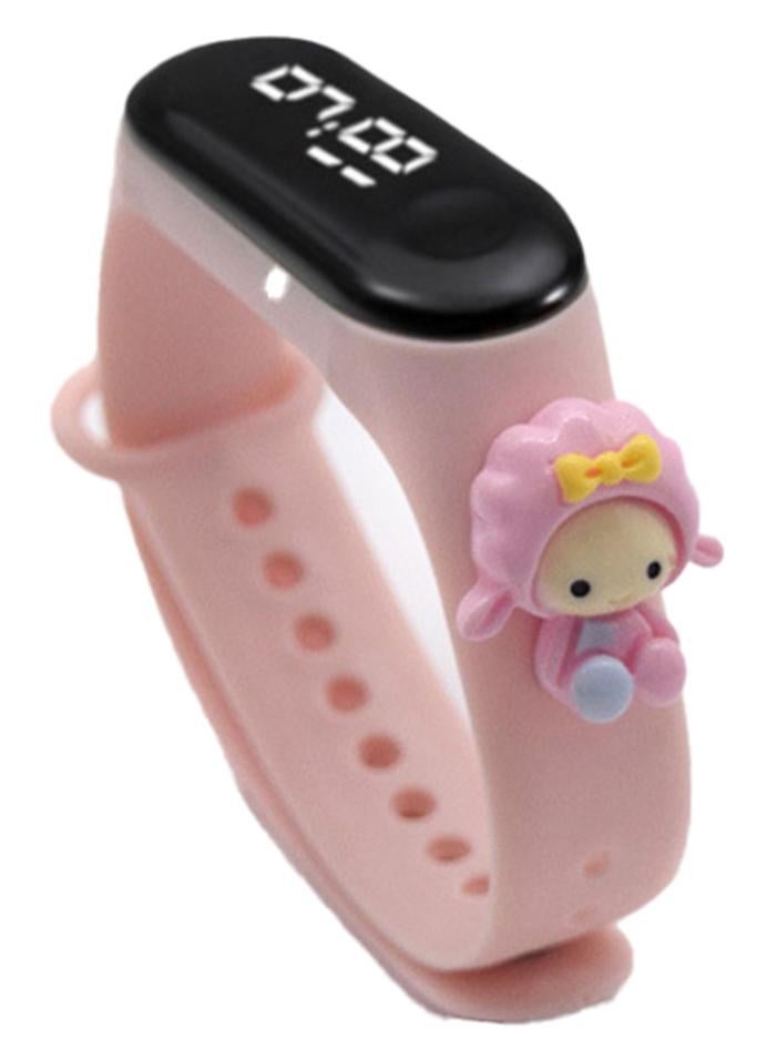 Mi VAZA M3 Cartoon Children's LED Electronic Waterproof Touch Watch Pink