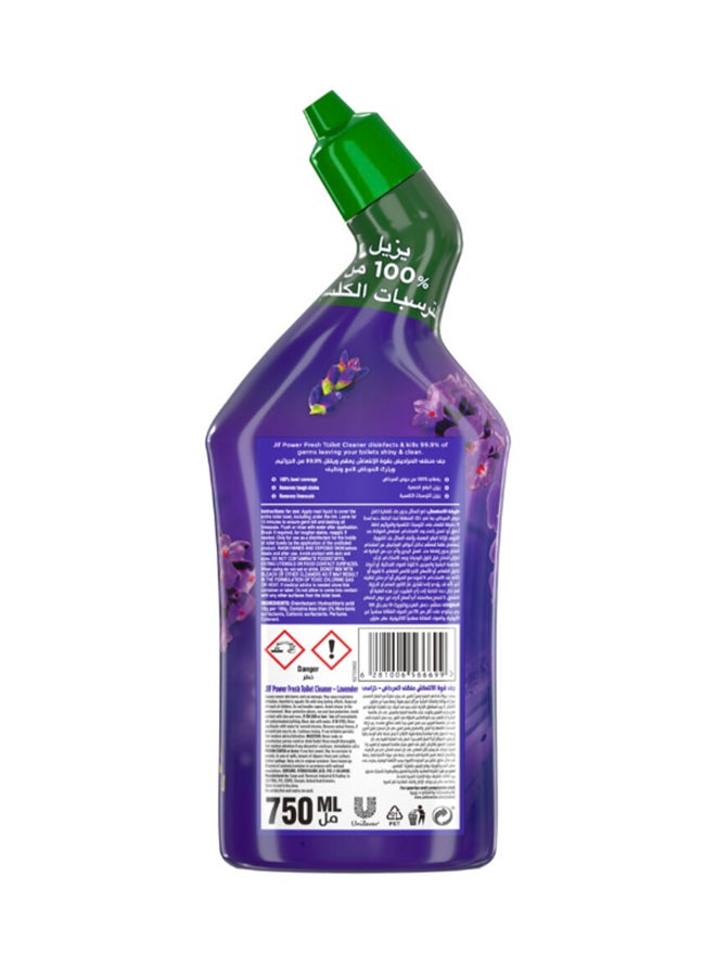 Jif Power Fresh Toilet Cleaner Lavender 750ml - Image 2