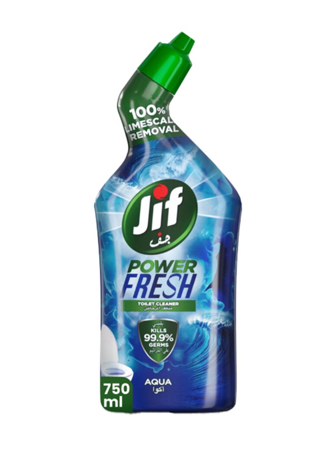 Jif Power Fresh Toilet Cleaner Aqua 750ml
