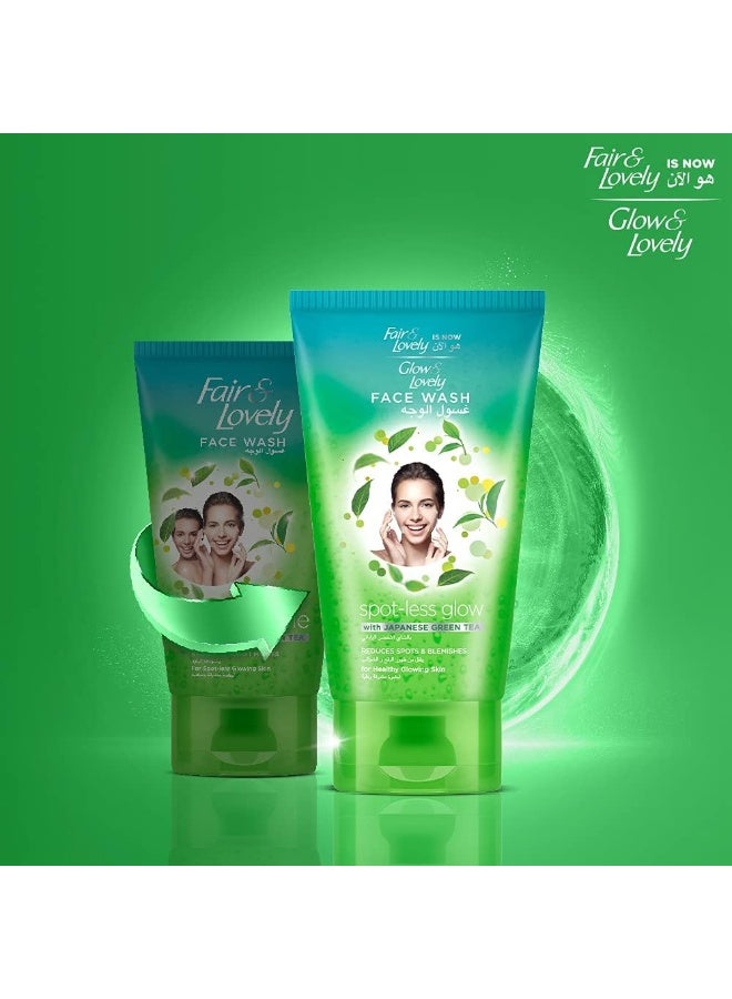 Fair & Lovely - Face Wash Spotless Glow With Japanese Green Tea Multicolour 2x150grams - Image 1