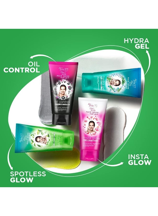 Fair & Lovely - Face Wash Spotless Glow With Japanese Green Tea Multicolour 2x150grams - Image 1