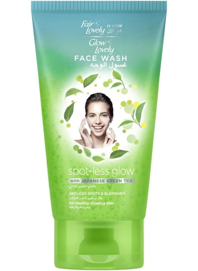 Fair & Lovely - Face Wash Spotless Glow With Japanese Green Tea Multicolour 2x150grams - Image 1