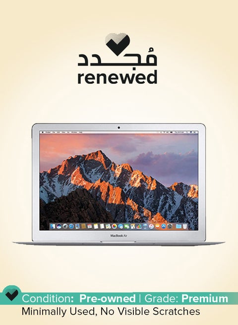 Renewed - MacBook Air A1466 (2015) Laptop With 13.3-Inch HD Display, Core i5 Processor/Dual Core/8GB RAM/128GB SSD/macOS Silver