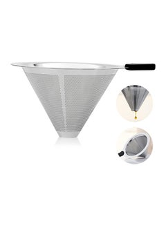 Coffee Filter Silver 5.91 x 2.76 x 2.76cm
