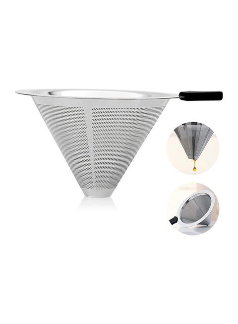 Coffee Filter Silver 5.91 x 2.76 x 2.76cm