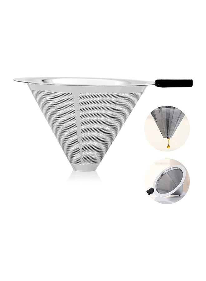 MIBRU - Coffee Filter Silver 5.91 x 2.76 x 2.76cm - Image 1