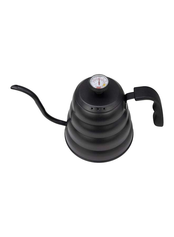 MIBRU Coffee Kettle With Thermometer Drip V60 Pour Over Coffee Gooseneck Thin Spout Works On Stovetop Black 1200ml - Image 2