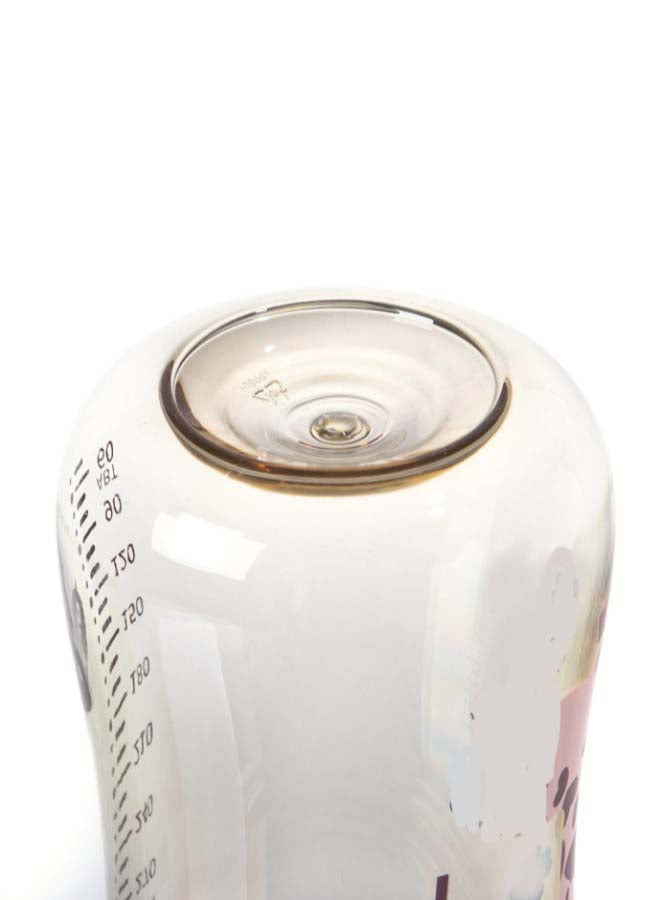 لوكو زجاجة رضاعة من لوكو مصنوعة من مادة بولي فينيل سلفون مع مقبض، 200 مل، وردي - Image 5