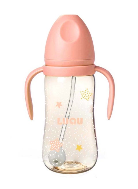 Feeding Bottle PPSU With Handle 300ml Pink