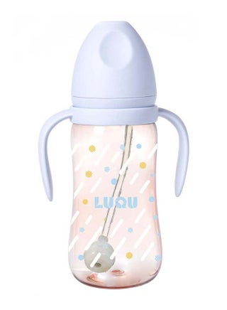 Feeding Bottle PPSU With Handle 300ml Blue - pnsku/N50385705A/45/_/1713347419/bb6ef1e0-595d-4f31-8a89-574dd74b5131