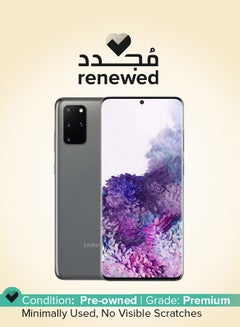 Samsung Renewed - Galaxy S20 Plus Single SIM Cosmic Grey 8GB RAM 128GB 4G LTE  - Image 1