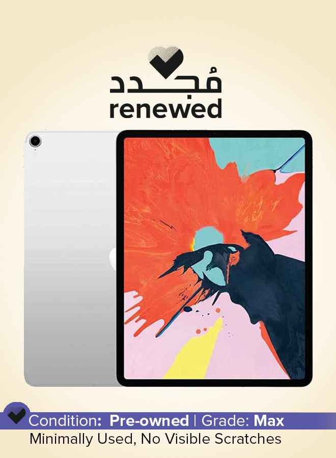 Apple Renewed - iPad Pro 2018 (3rd Gen) 12.9-Inch 64GB Wi-Fi Silver - UAE Version - Image 1