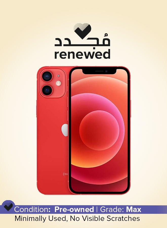 Apple Renewed - iPhone 12 Mini 128GB Red 5G With Facetime - International Version - Image 1