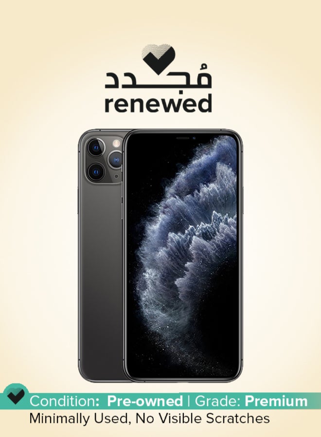 Apple Renewed - iPhone 11 Pro Max With Facetime Space Gray 512GB 4G LTE - UAE Specs - Image 1