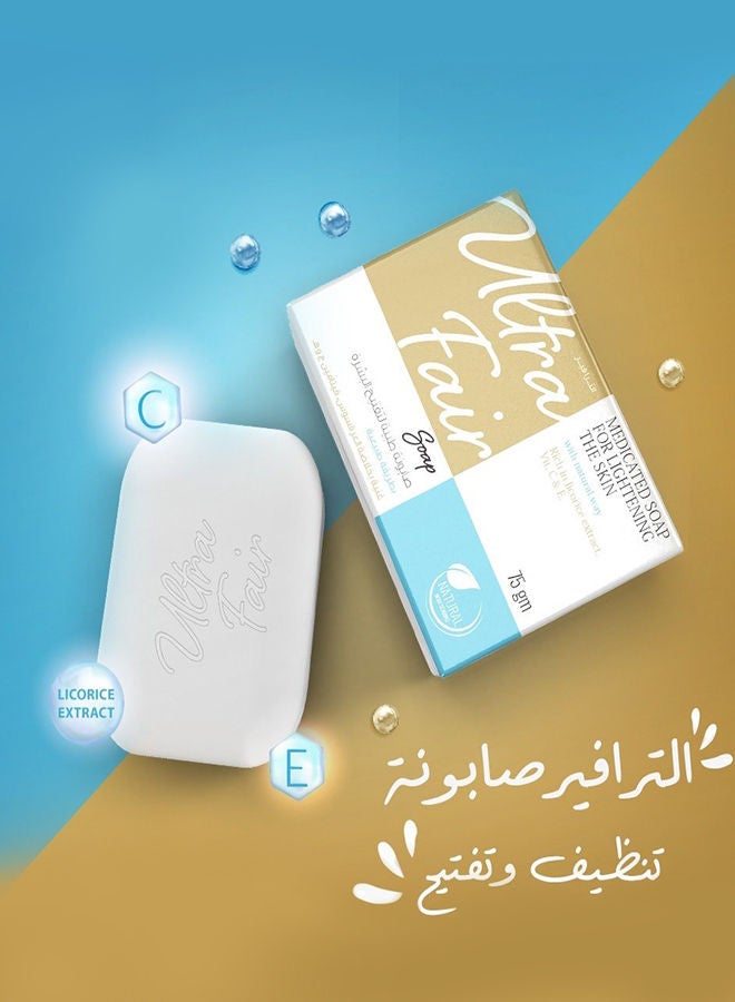 Ultra Fair Medicated Soap For Lightning The Skin 75grams - Image 2