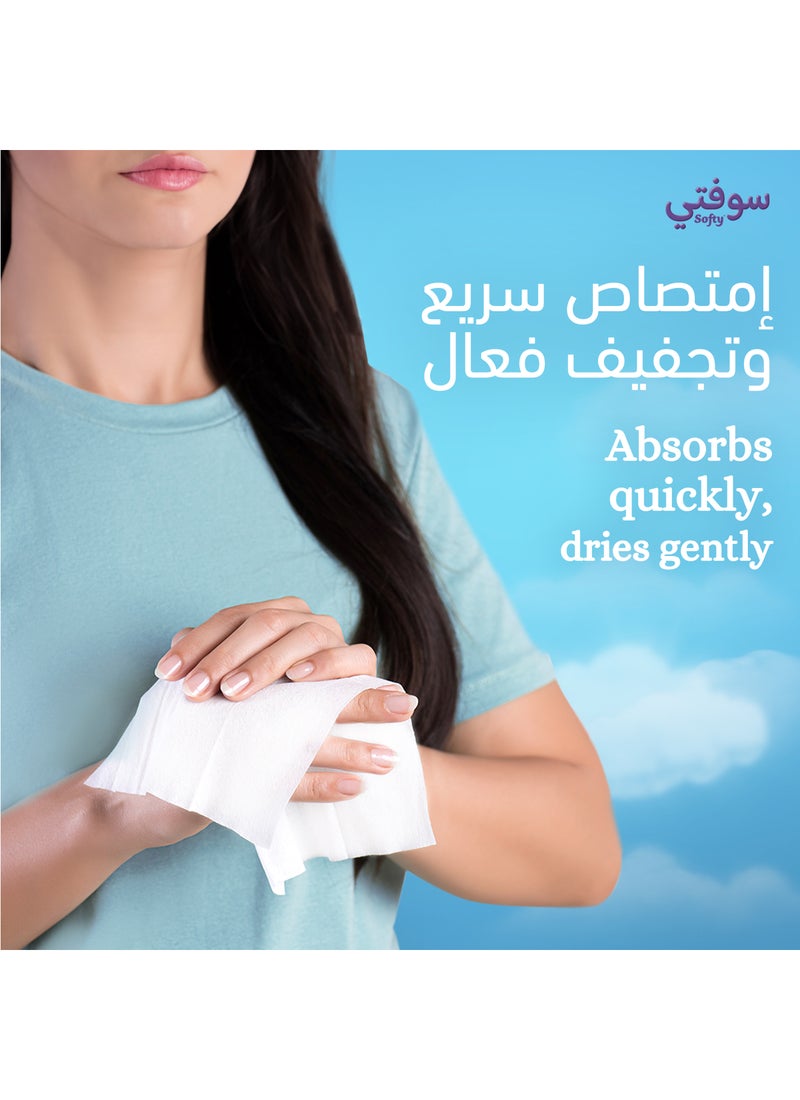 softy Facial Tissue 130 Sheets Pack of 10 White - Image 5