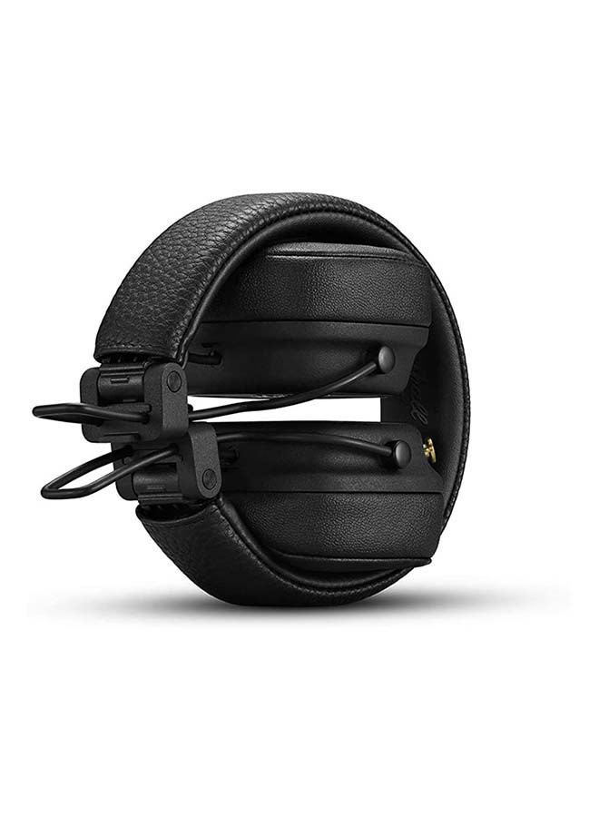 Marshall Major IV Foldable Bluetooth Wired/Wireless 80+ Hours of Playtime Headphones Black - Image 4