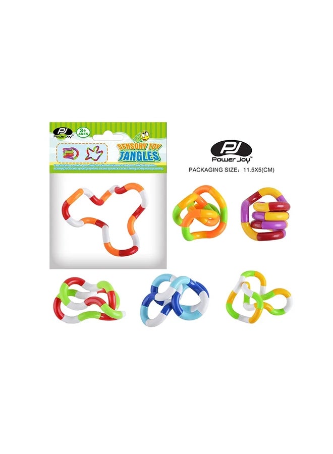 P.Joy Power Joy Fidget Toy (Tangles) – Sensory Stress Relief Toy for Kids & Adults - Assorted - Image 1