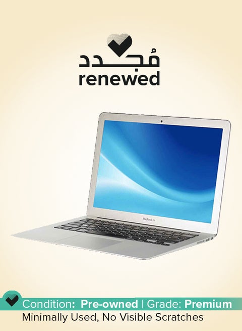 Renewed - MacBook Air A1466 (2015) Laptop With 13.3-Inch HD Display, Core i5 Processor/Dual Core/8GB RAM/256GB SSD/macOS Silver