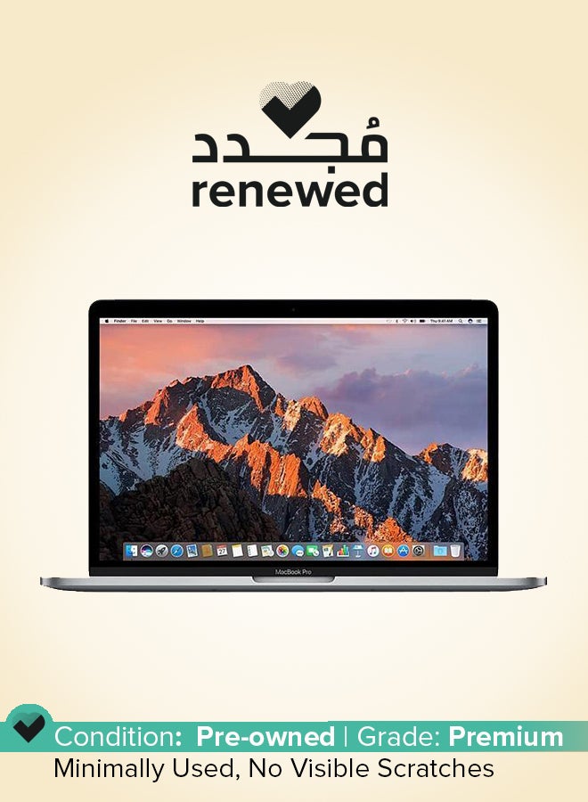 أبل - مُجدد - لابتوب ماك بوك برو A1707 إصدار (2017) بشاشة 15.4 بوصة ومعالج إنتل كور i7 من الجيل السابع وذاكرة رام 16 جيجابايت/ ومحرك أقراص SSD بسعة 512 جيجابايت/ وبطاقة رسومات إيه إم دي راديون برو بسعة 4 جيجابايت رمادي فلكي - Image 1