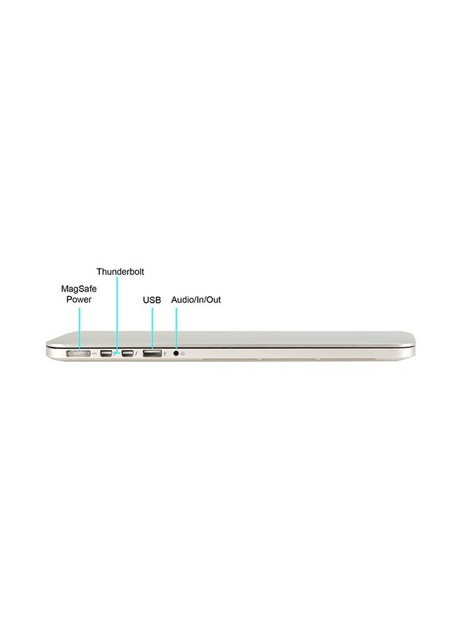 Apple - Renewed - Macbook Pro A1398 (2014) Laptop With 15.4-Inch Display,Intel Core i7 Processor/4th Gen/16GB RAM/256GB SSD/1.5GB Intel Iris Graphics Silver - Image 1