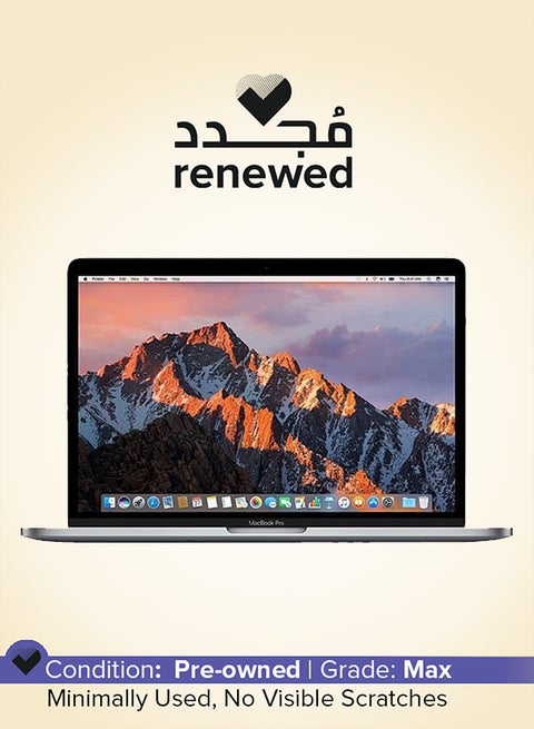 Renewed - MacBook Pro A1706 (2017) Laptop With 13.3-Inch Full HD Display, Core i5 Processor/Dual Core/8GB RAM/512GB SSD/macOS Space Grey