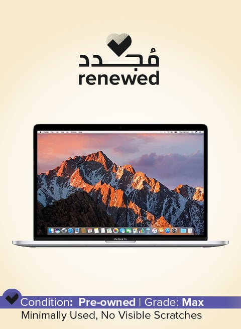 Renewed - Macbook Pro A1707 (2017) Laptop With 15.4-Inch Display,Intel Core i7 Processor/7th Gen/16GB RAM/512GB SSD/4GB AMD Radeon Pro Graphics English Space Grey