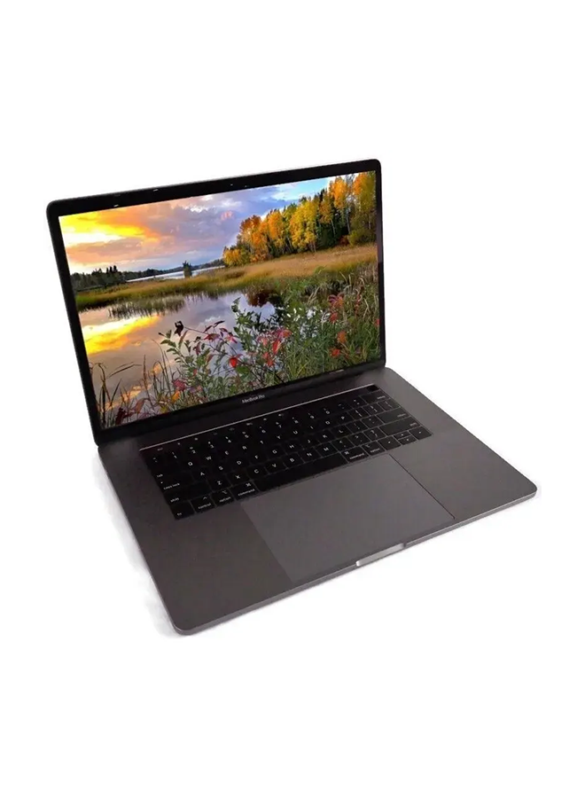 أبل - مجدد - لابتوب ماك بوك برو A1990 (2018) بشاشة مقاس 15.4 بوصة ومعالج إنتل كور i7/ الجيل الثامن/ ذاكرة رام سعة 16 جيجابايت/ محرك أقراص SSD سعة 512 جيجابايت/ بطاقة رسومات إيه إم دي راديون برو سعة 4 جيجابايت اللغة الإنجليزية رمادي فلكي - Image 1