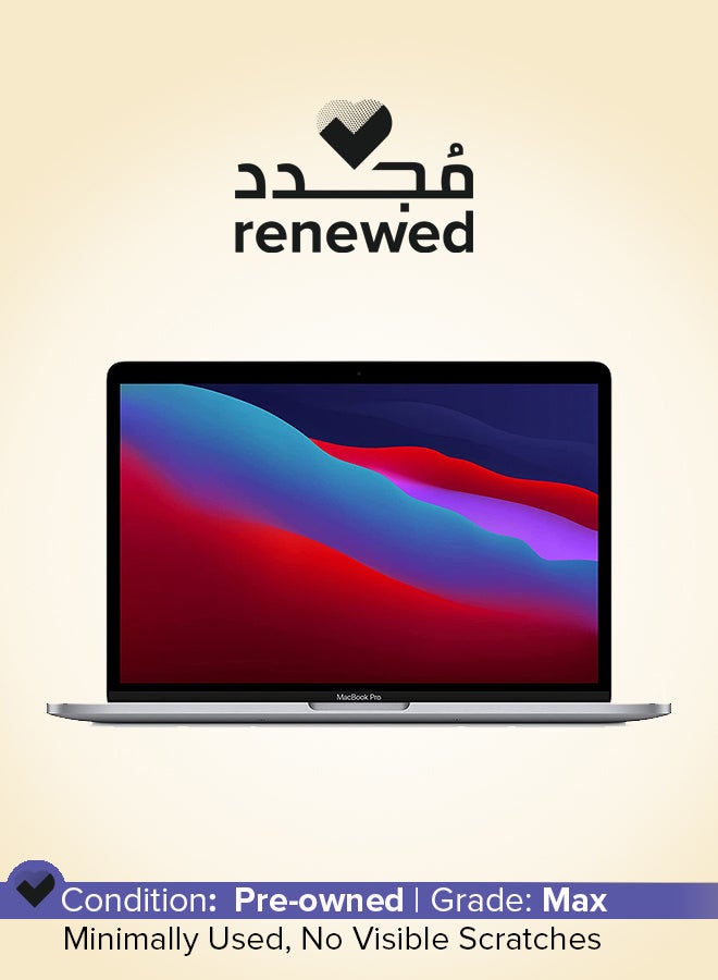 أبل - مجدد - لابتوب ماك بوك برو A1990 (2018) بشاشة مقاس 15.4 بوصة ومعالج إنتل كور i7/ الجيل الثامن/ ذاكرة رام سعة 16 جيجابايت/ محرك أقراص SSD سعة 512 جيجابايت/ بطاقة رسومات إيه إم دي راديون برو سعة 4 جيجابايت اللغة الإنجليزية رمادي فلكي - Image 1