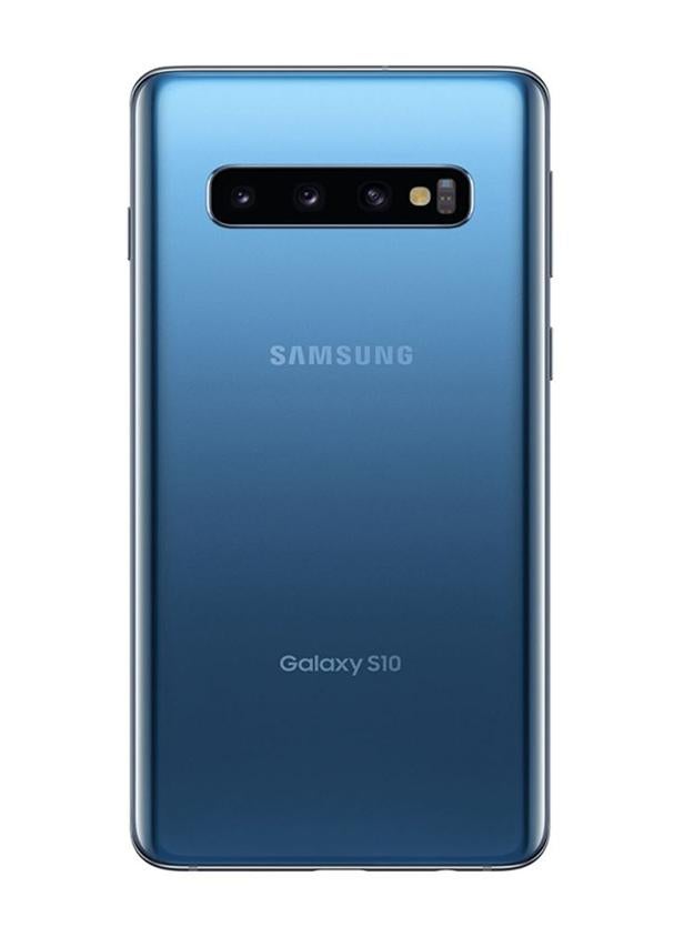 سامسونج مُجدد - موبايل جالاكسي S10 بذاكرة داخلية 128 جيجابايت ويدعم تقنية 4G LTE بلون أزرق زجاجي - Image 3
