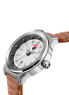 Ducati Corse Men's Campione Analog Leather Strap Wrist Watch DTWGB2019403 - 45 mm - Light Brown  - Image 2