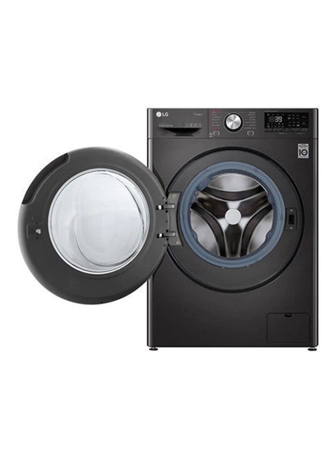 إل جي غسالة فيفاتشي مع تقنية AI DD وإنفرتر ومحرك بسرعة 1400 دورة في الدقيقة 9 kg F4R5VYG2E أسود - Image 2