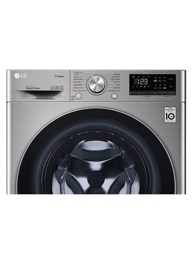 إل جي غسالة فيفاتشي مع تقنية AI DD وإنفرتر ومحرك بسرعة 1400 دورة في الدقيقة 9 kg F4R5VYG2E أسود - Image 3