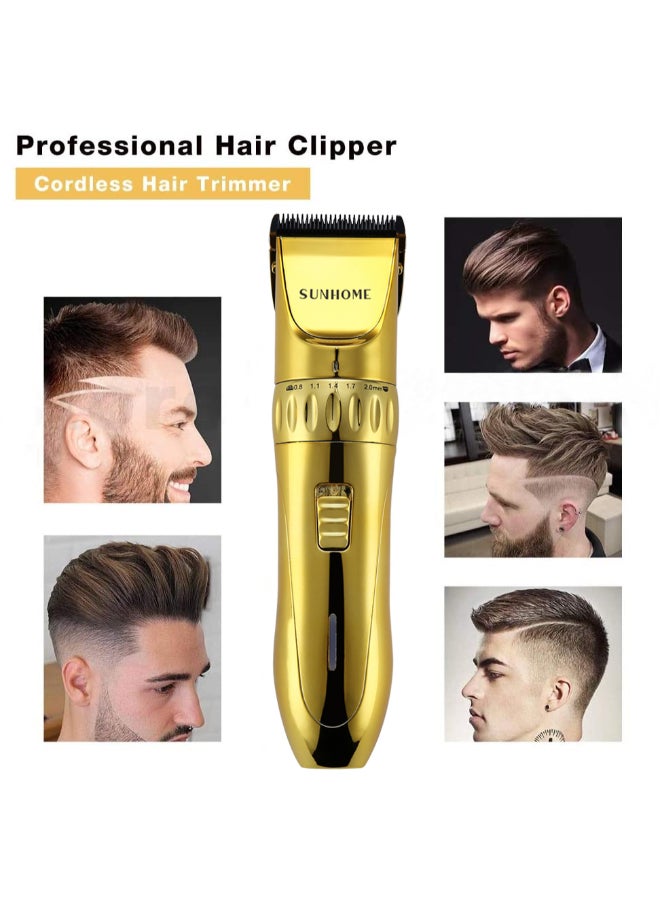 صن هوم أداة تجعيد الشعر الاحترافية بنمط زهرة ذهبي - Image 2