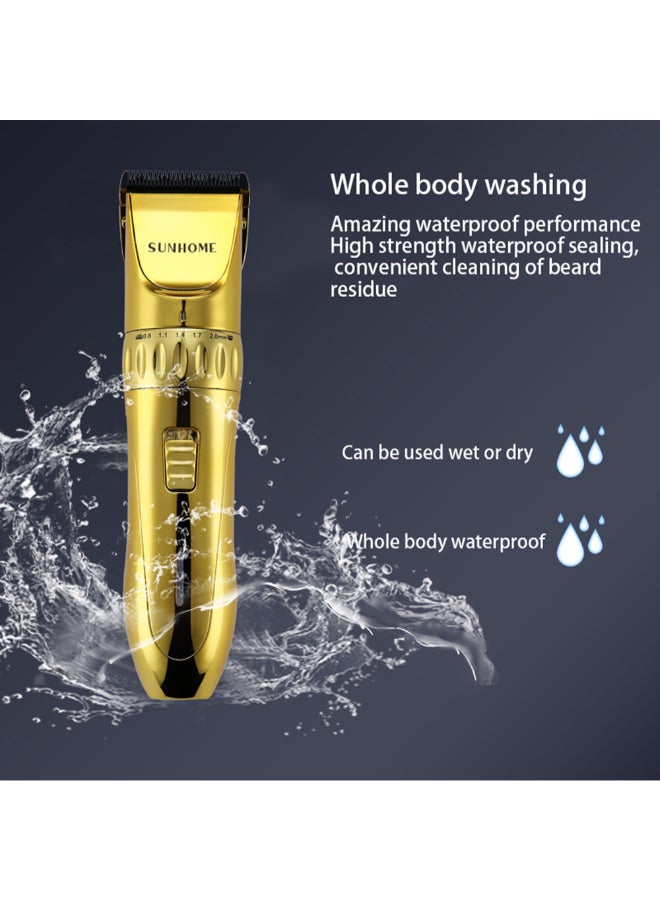 صن هوم أداة تجعيد الشعر الاحترافية بنمط زهرة ذهبي - Image 3