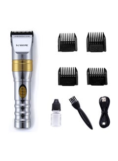 Sunhome Professional Rechargeable Electric Hair Clipper Silver/Gold  - Image 1