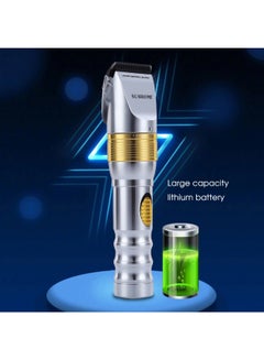 Sunhome Professional Rechargeable Electric Hair Clipper Silver/Gold  - Image 4