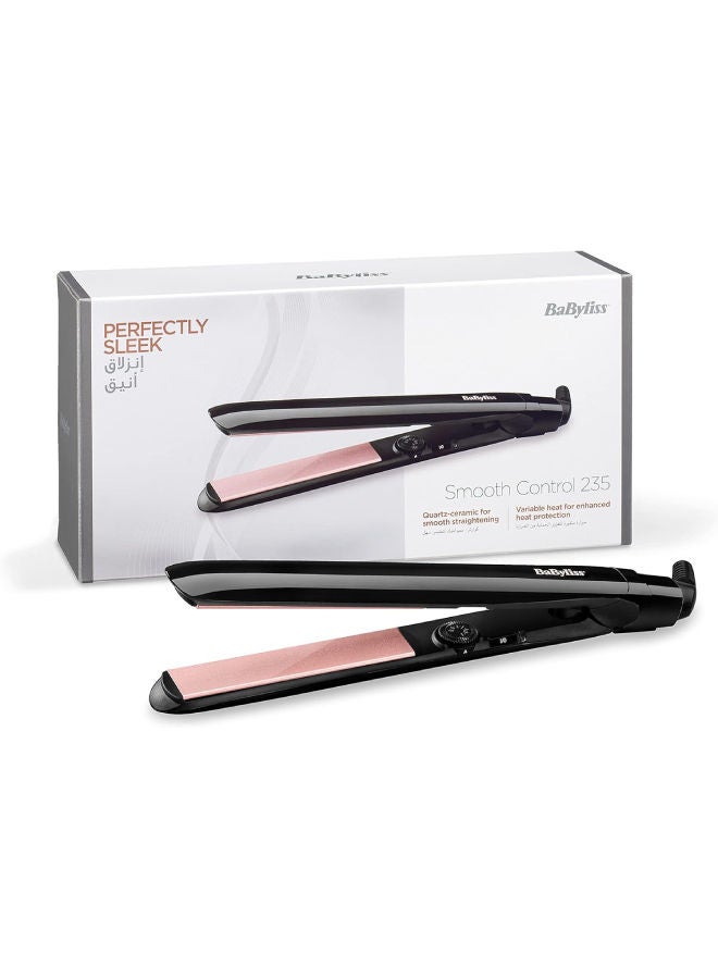 babyliss Smooth Control 235 Hair Straightener Black  - Image 3