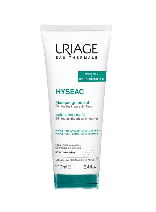 Uriage Hyseac Exfoliating Purifying Face Mask | For Deep Cleansing Oily Acne Prone And Blemish Prone Skin 100ml - Image 1