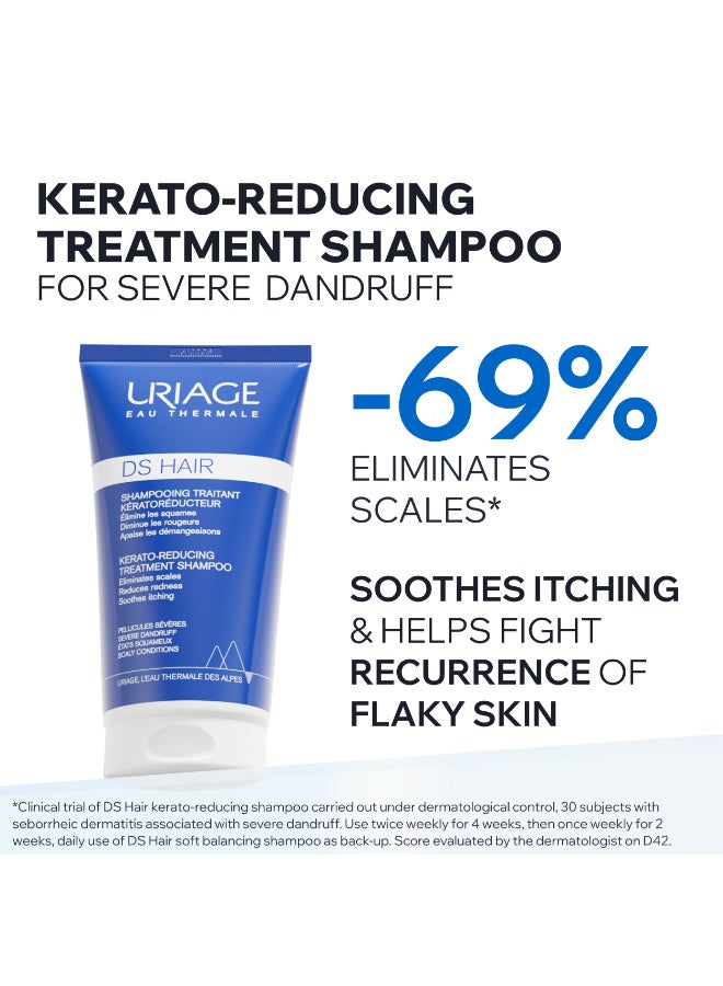 Uriage DS Hair | Anti-Dandruff Purifying Shampoo Piroctone Olamine Cade Oil | For Persistent Flakes And Oily Scalp 150ml - Image 3